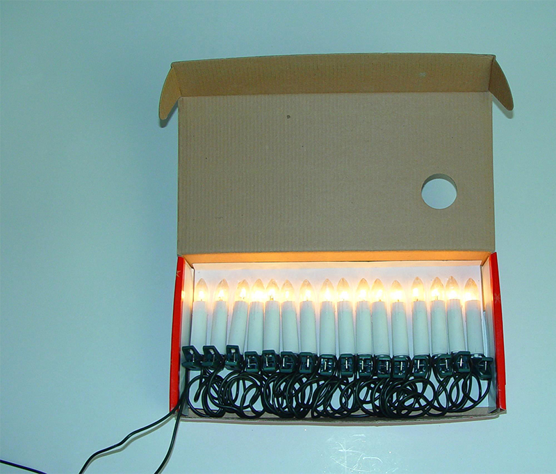 230V IP20 LED C6室内蜡烛灯串