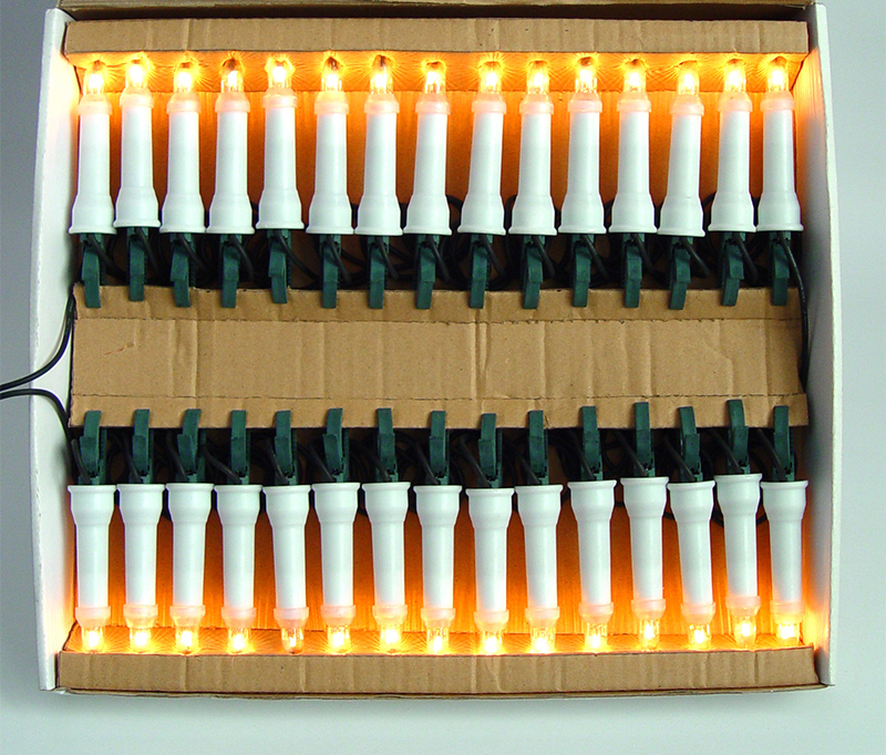 230V IP44 LED C6室外蜡烛灯串